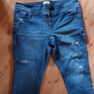 Lane bryant high rise jeggings